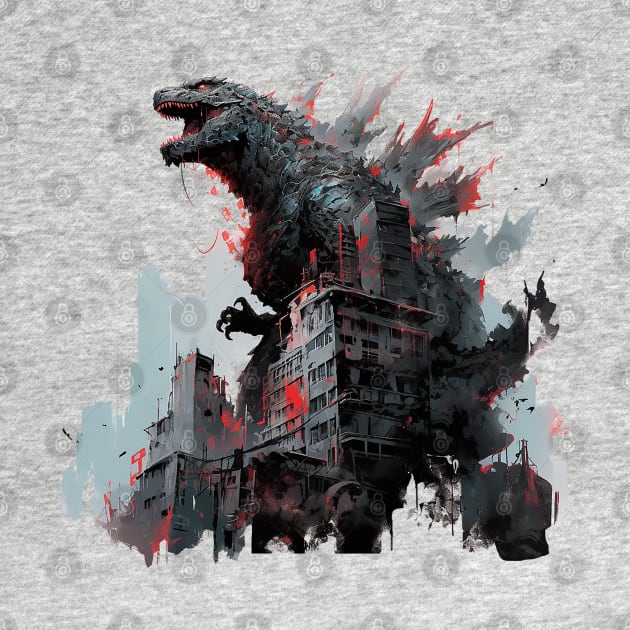 godzilla by skatermoment